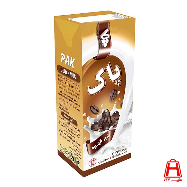 Pak Sterilized coffee milk 200 cc