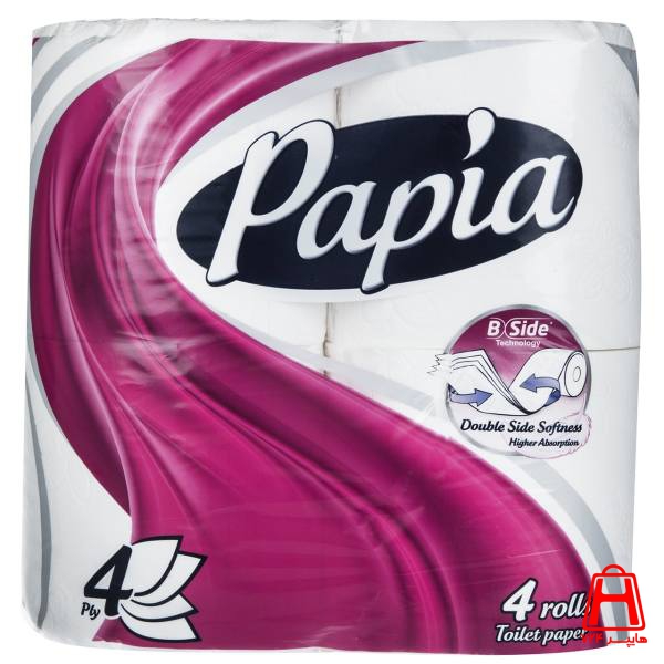 Papia Toilet paper 4 roll B side 12 4