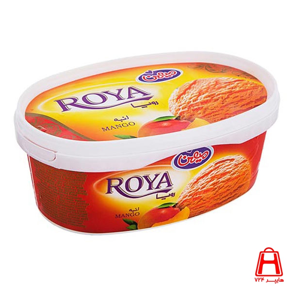 Roya 1 liter mango ice cream 6 pieces