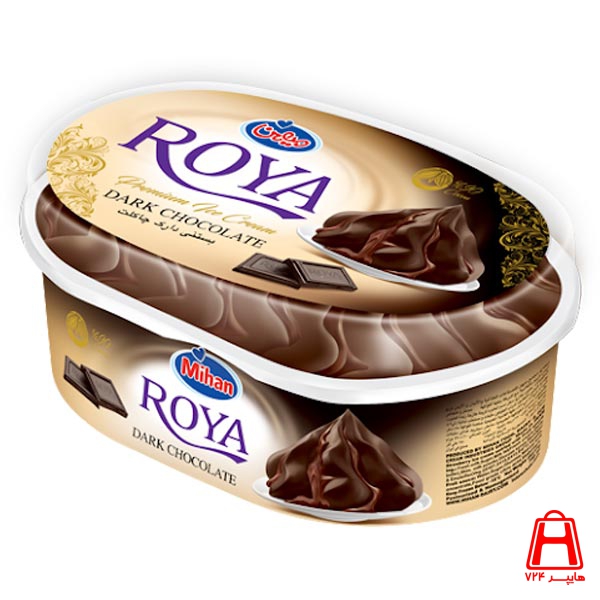 Roya ice cream 1 liter dark chocolate
