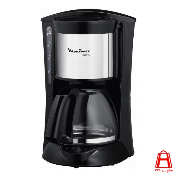 Sabito Silver Coffee Maker Capacity 1.25 liter Power 1000W