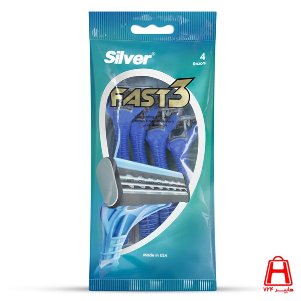 Silver razor 3 edge fast 3 4 pieces