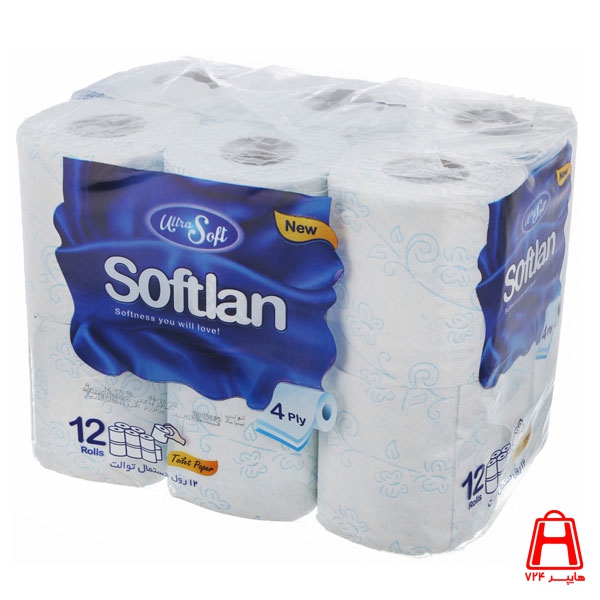 Softlen small toilet paper 12 twins 6 packs