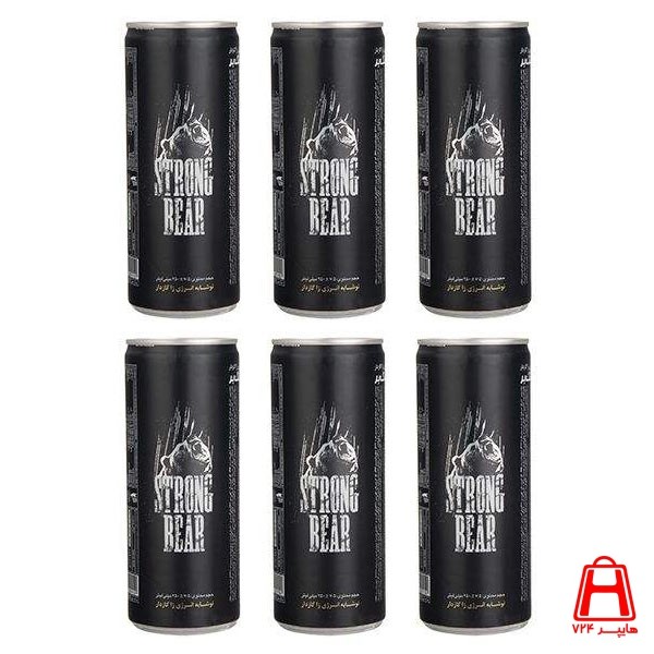 Strong pack energy drink on 6 pieces