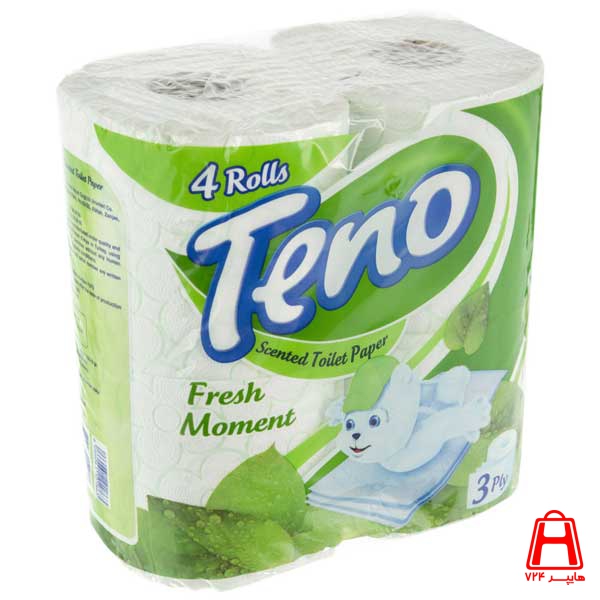 Teno Fresh moment toilet paper fragrant colored 4 rolls 4 12