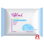 Uni Led Wipe cleansing wipe 20 sheets of normal skin