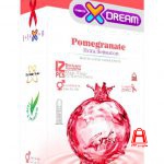 Vaginal tightening condom containing Pomegranate pomegranate extract