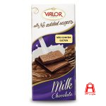 Valor Milk chocolate without sugar 100 g