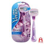 Venus Breeze Womens Shaver contains the first lotion