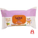 Wee 72 sheet baby wipes containing argan oil