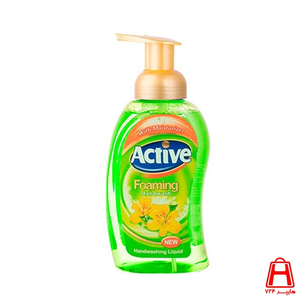 active foam handwash green 500gr
