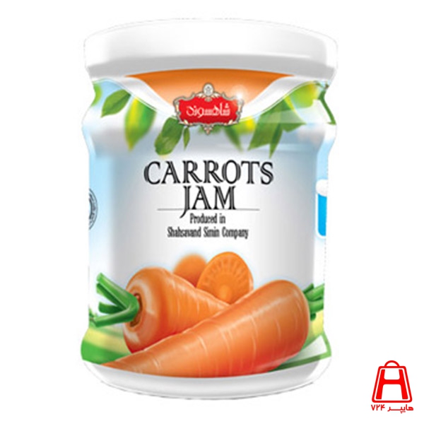 carrot jam shahsavand 280 gr