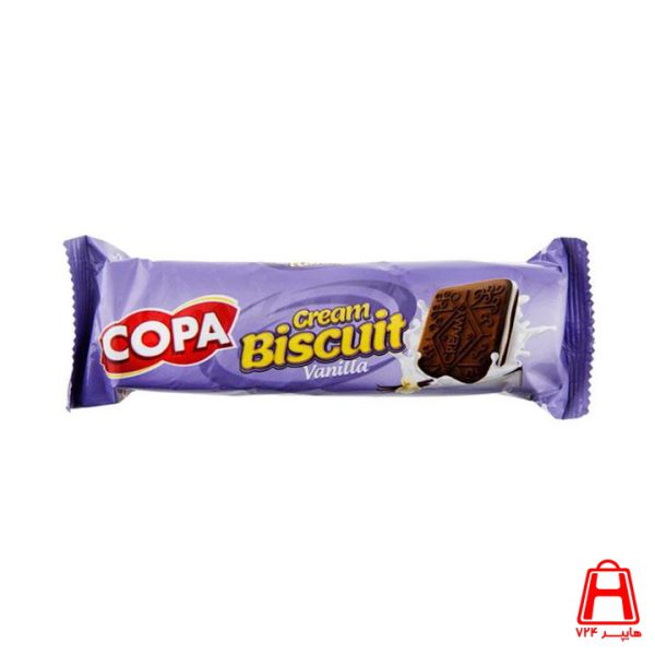 copa Cocoa biscuits with vanilla cream rectangle 100 g