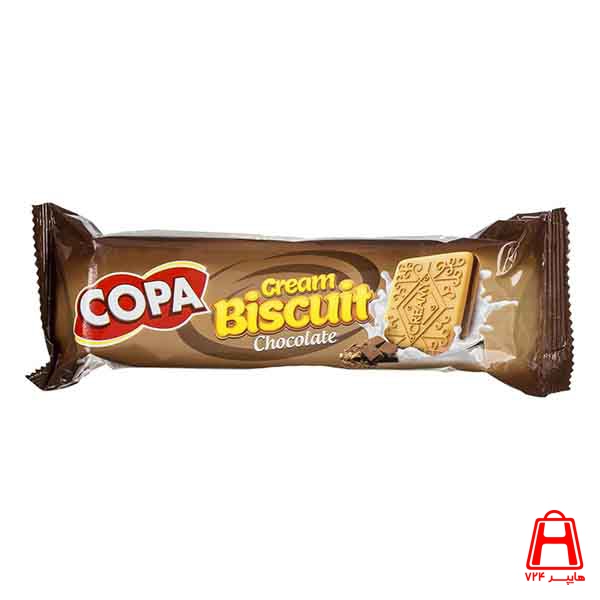 copa Plain cocoa biscuits rectangular 100 g