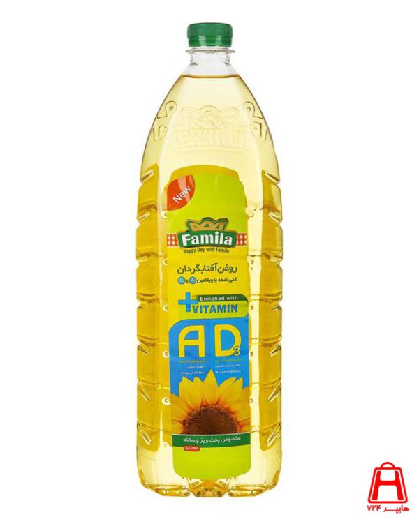 famila Sunflower oil rich in vitamin a d3 1350gr