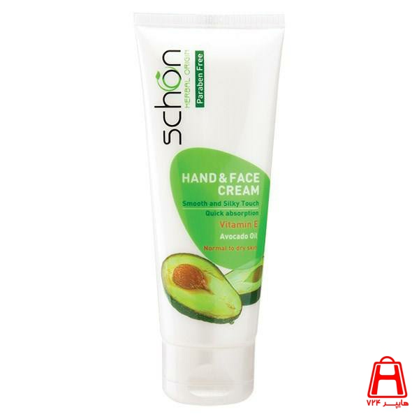 hand face cream avocado oil schon 75 ml