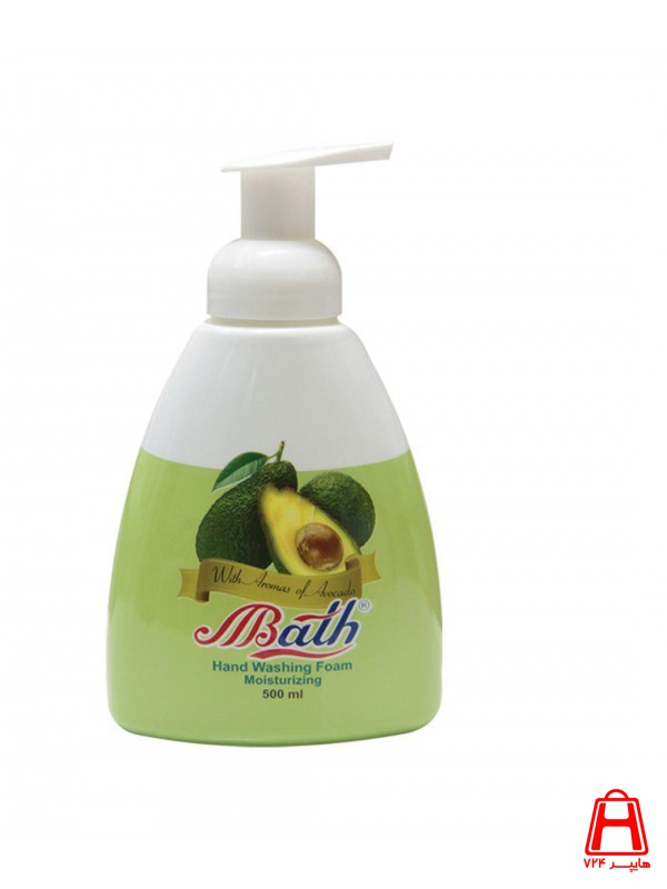 handwashing foam avocado Bath 500 gr