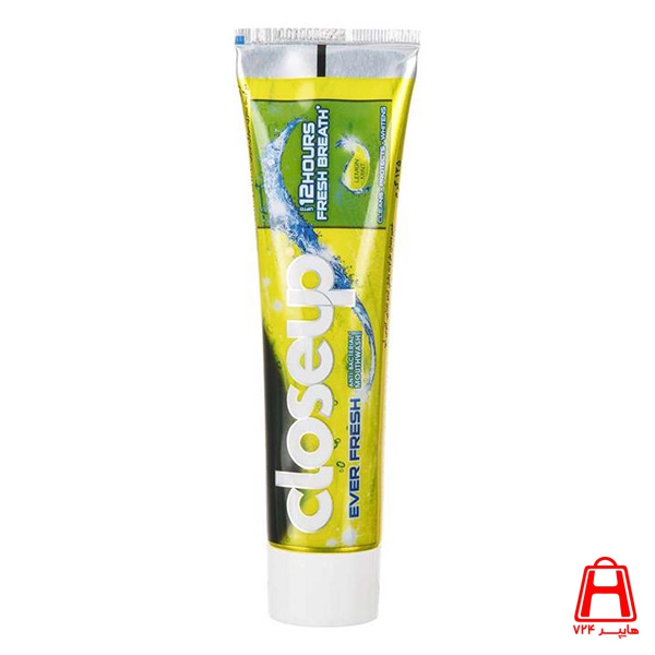 lemon Toothpaste closeup 124 ml