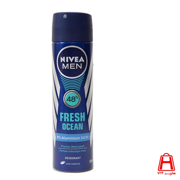 nivea Mens Ocean fresh Spray 150 ml