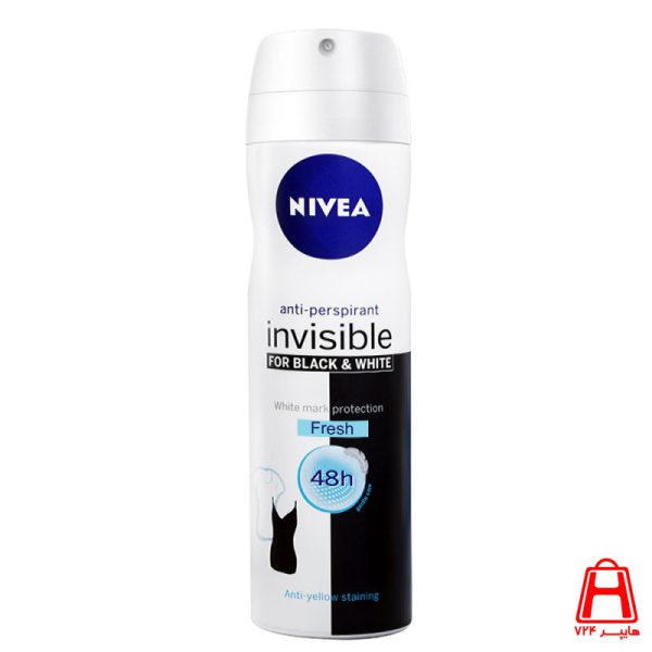 nivea invisible black white fresh for men