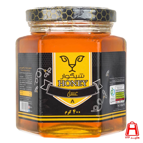 shigvar forty herb honey with glassy can 400 g
