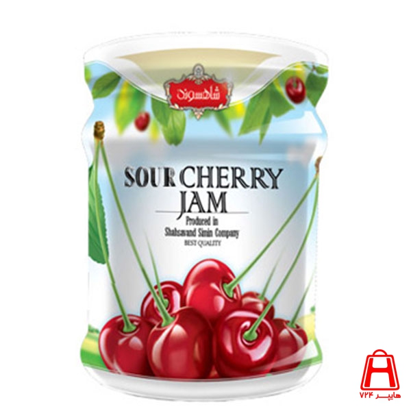 sour cherry jam shahsavand 280 gr