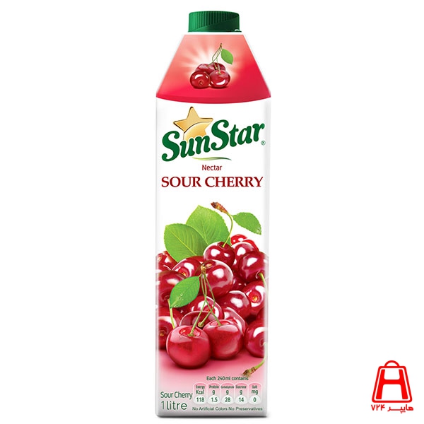 sour cherry nectar sun star 1 lit