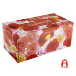tissue paper 300 sheets of three layer Red rose