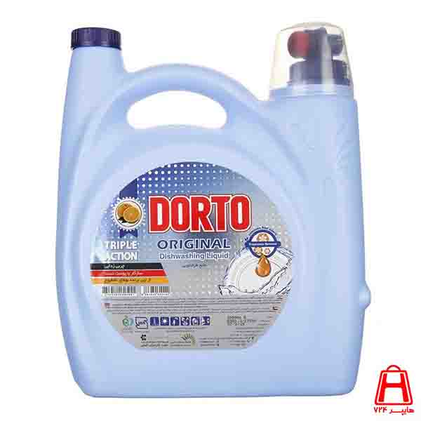 Dishwashing liquid 3750 g Dorto orange