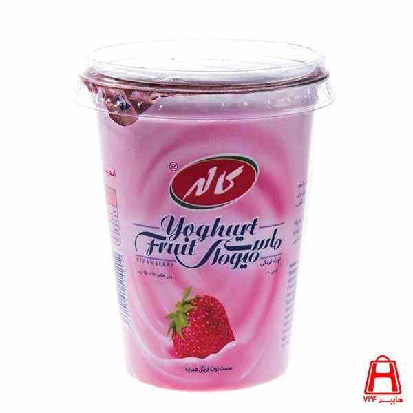 Fruit yogurt strawberry sleeve 450 g