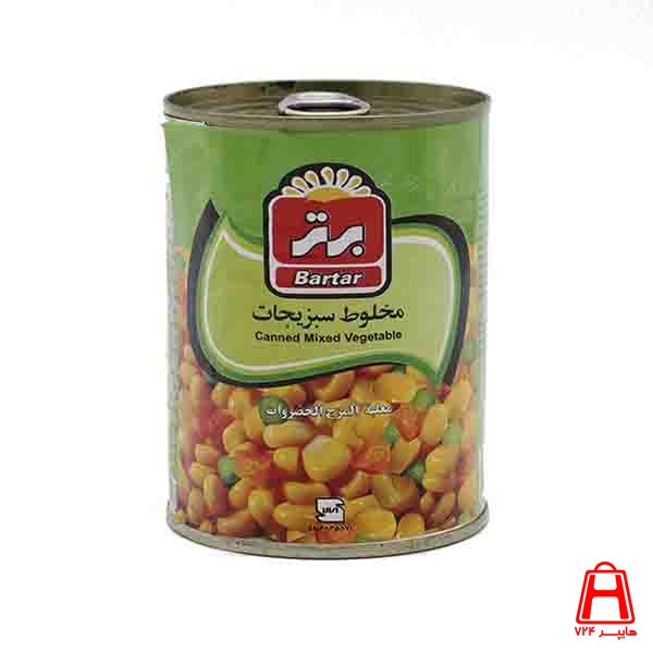 Canned mixed vegetables top 380 g