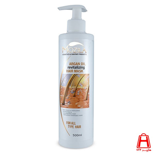 Mozilla hair mask with argan rinse within 500 ml