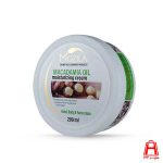 Mozilla moisturizing cream containing 200 ml bowl of macadamia oil