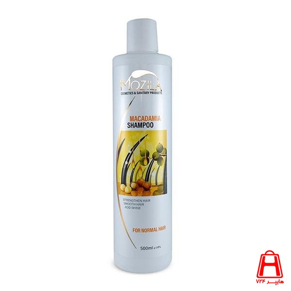 Mozilla shampoo containing macadamia oil 500 ml