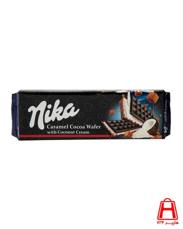 Nika Cocoa Bread Caramel Wafers 18 packs 133 g