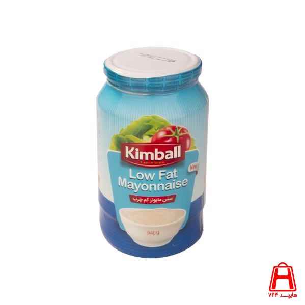 Kimball Low Fat Mayonnaise Glass 940 g 6 pcs