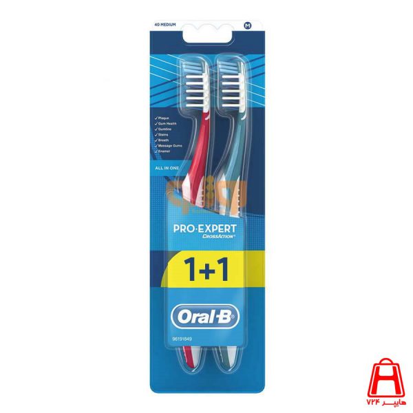 All In One Pro Expert Toothbrush 40 2 medium medium with 25 discounts