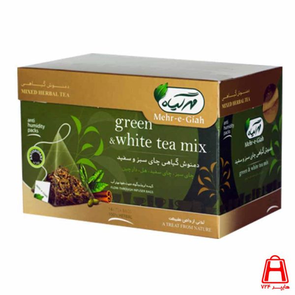 Brewing green and white Mehrgiah tea