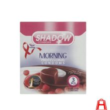 کاندوم مورنینگ شکلاتی و خاردار Shadow