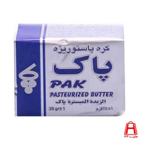 Clean pasteurized butter 25 g