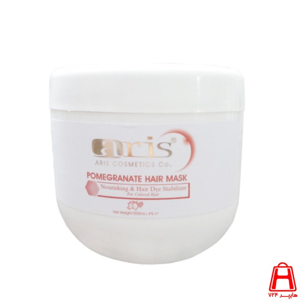 Hair mask with pomegranate rinse 2