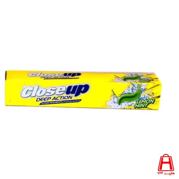 Lemon Mint Toothpaste 60 g Close up
