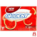 New generation chewing gum with watermelon flavor without sugar 12 pieces Biodent