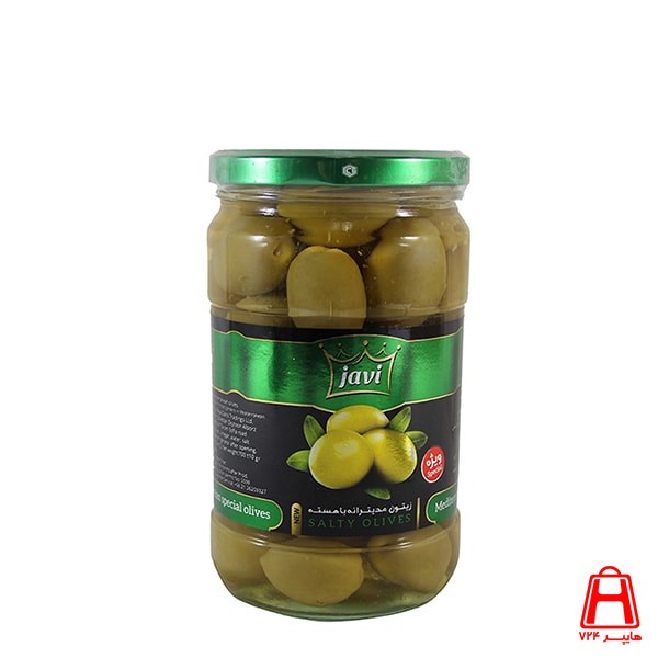 Olives with xavi glass core