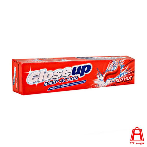 Toothpaste categories 125 g close up