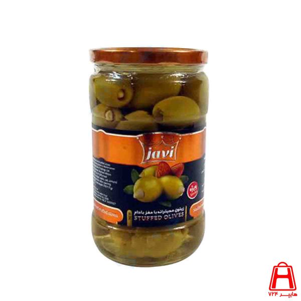 Xavi glass almond olives