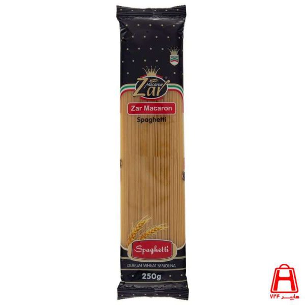 Spaghetti 1.2 cellophane package 250 g of macaroni