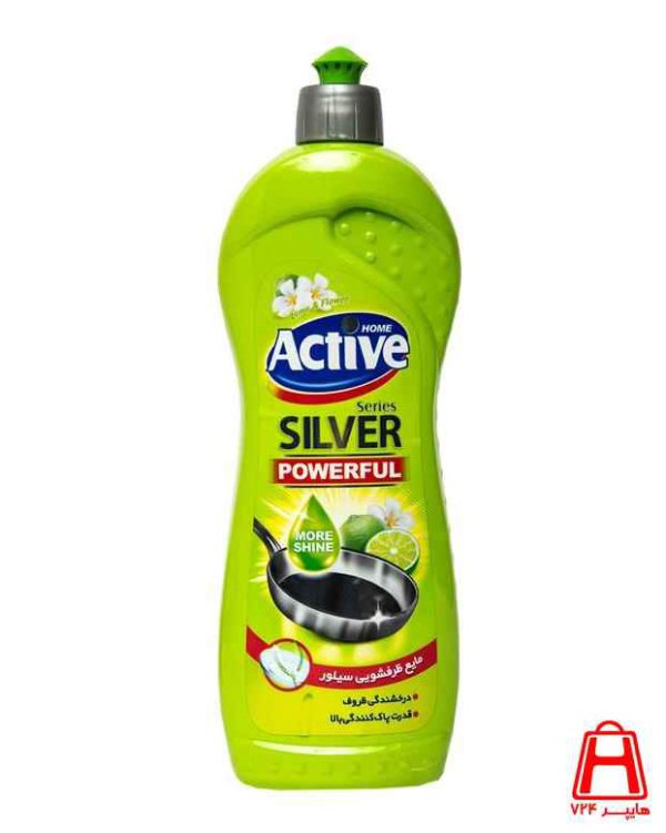 Silver dishwashing liquid 750 g green 12 pieces