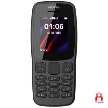 Nokia mobile phone model 2018 106 with two SIM cards