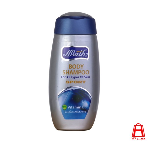 Sports body shampoo 280 g is enough